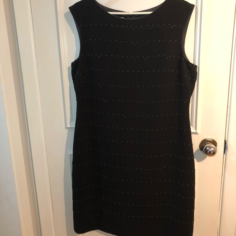 Beaded Black Dress